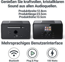 DAB Internetradio, Bluetooth, UKW, Majority Bard, FUNKTIONIERT EINGESCHRÄNKT