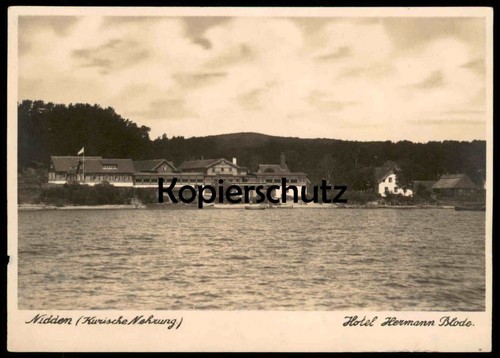 Alte postkarte nidden - alte, kurische