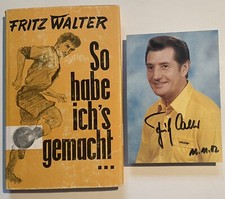 Fritz Walter signiert Karte WM