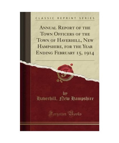 Annual report the town - report,