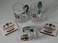 3x Radeberger Pilsner EXPORT - Glas-Bierkrug zur 100 Jahre Feier * DDR *RARITÄT