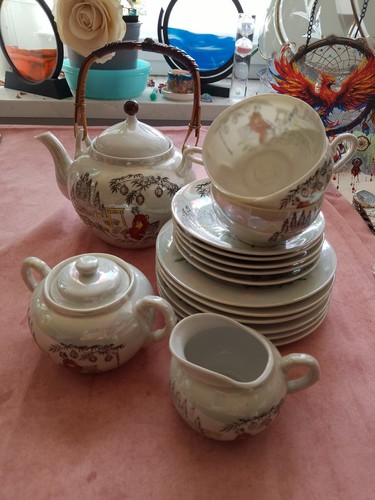 Chinesische teeservice 60iger - teeservice,,