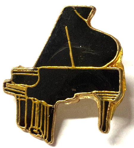 Schwarzer flügel piano - schwarzer,