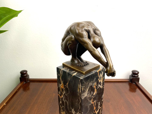 Bronze skulptur tauchers auf - bronze,