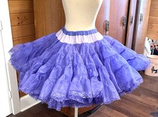 Vintage ruffled crinoline