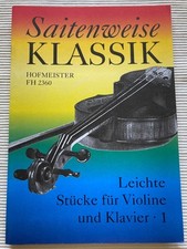 Saitenweise Klassik Hofmeister FH 2360 Leichte Stücke für Violine und Klavier 1
