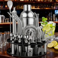 30 tlg Edelstahl Cocktail