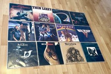 Vinyl Konvolut Sammlung Hard Rock Heavy Metal Schallplatten 12”