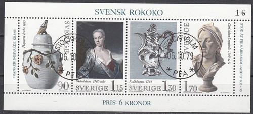 Schweden block mit - 7,