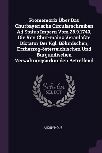 Anonymous promemoria ber - anonymous,