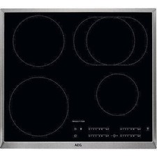 AEG IKB64411XB Induktionskochfeld / 60 cm / Glasfarbe Schwarz Hob²Hood-Funktion