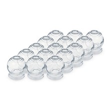 15 x Schröpfgläser, H 10 сm