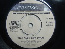 Nancy Sinatra – You Only Live Twice 1967 7” Reprise RS 20595