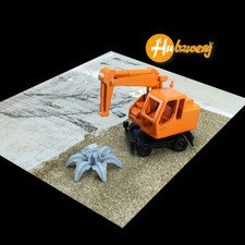 Spur TT Radbagger orange mit