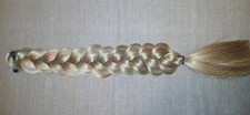 Haarteil zopf blond glatt 45cm - haarteil,