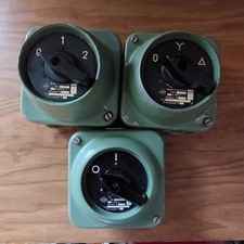 3 ELGERO DDR Starkstrom Schalter Nockenschalter 500V 16A