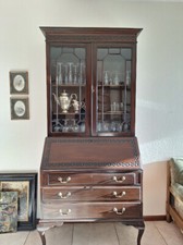 Schöner Mahagoni Aufsatzsekretär, antik, Anfang XX. Jahrundert aus England 