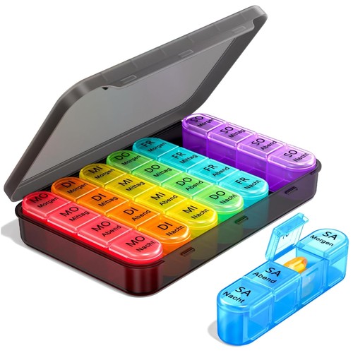 Tablettenbox tage pillendose - 7,