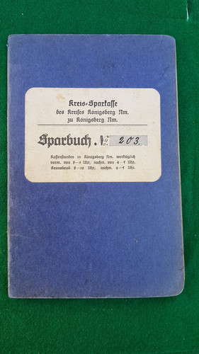 Altes sparbuch sparkasse - sparkasse, kreis