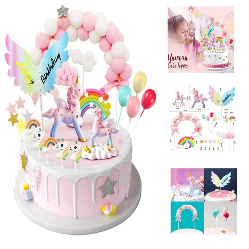 Einhorn tortendeko kinder - tortendeko,