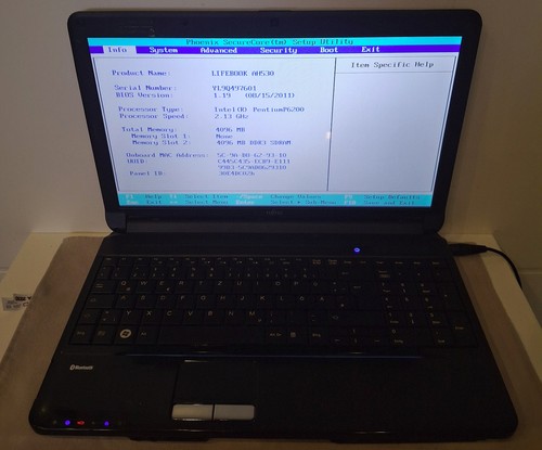 Fujitsu siemens lifebook ah530 - fujitsu-siemens,