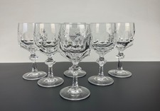 Set mit 6 Kristallgläsern