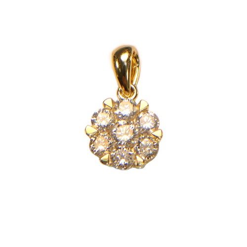 Diamant anhänger ct 18k - diamant,