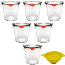 6 Weckgläser Einmachgläser