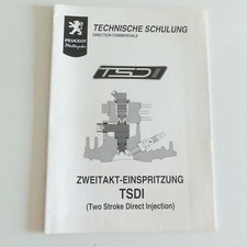 Reparaturanleitung Werkstatthandbuch Peugeot Roller 2Takt Einspritzer Motor TSDI