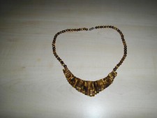 Tigerauge Edelstein-Collier