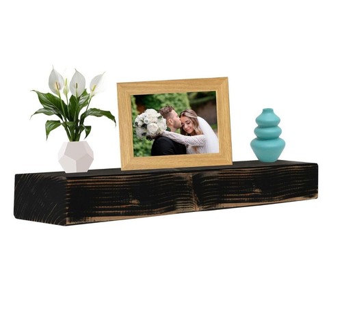 Wandregal holzregal 50cm - wandregal,