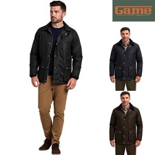 Herren Spiel Barker Wachsjacke