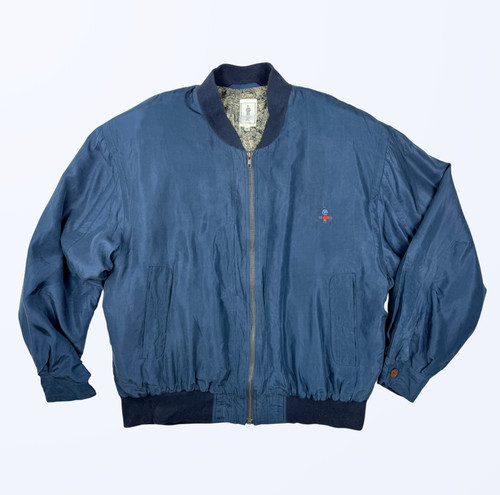 Vintage seidenblouson classics - seidenblouson,