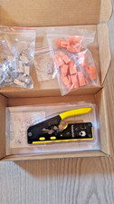 RJ45 Crimpzange + 12 Cat7