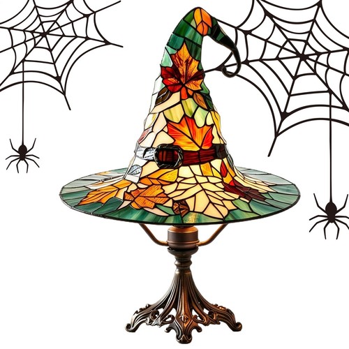 Halloween-Hexenhut-Lampe