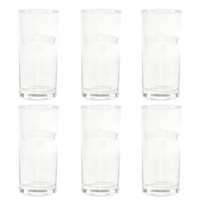 6x Gerolsteiner Glas Trinkglas
