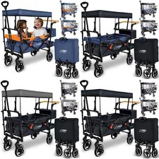 Bollerwagen faltbar mit Dach