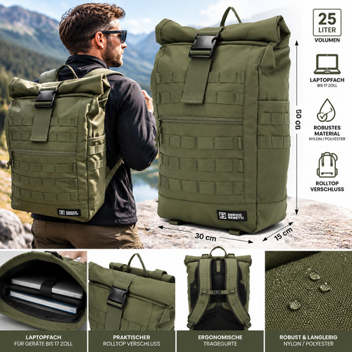 Enrico benetti arizona rolltop - benetti,