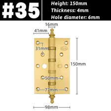 Messing Scharniere Scharnier