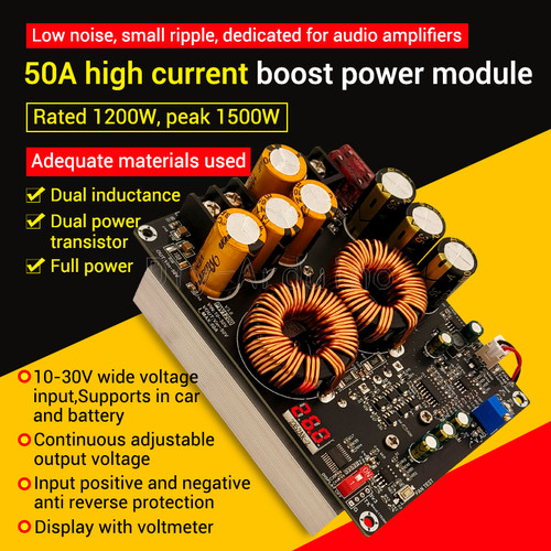 50a 1200w boost power supply - 50a,
