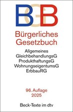 Bürgerliches Gesetzbuch. BGB | Taschenbuch | Beck-Texte im dtv | 943 S. | 2025