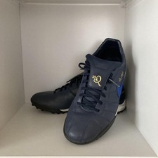 Nike Tiempo Ronaldinho TF US 9 Fußball Rasen Schuhe Navy Training Stollen