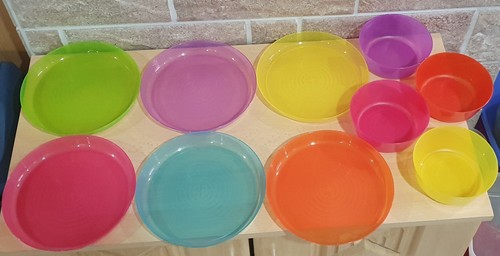 Konvolut bunt kunststoff - konvolut,