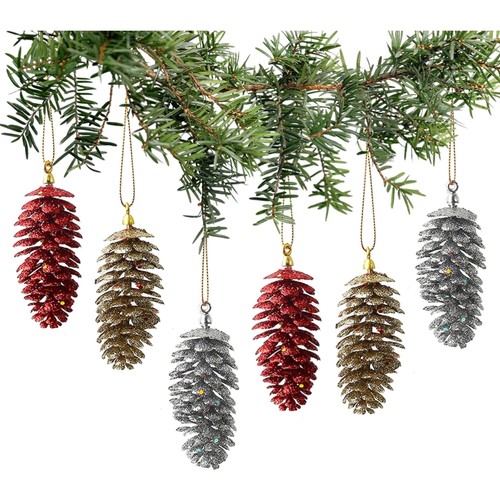 Pcs christbaumschmuck glitzer - pcs,