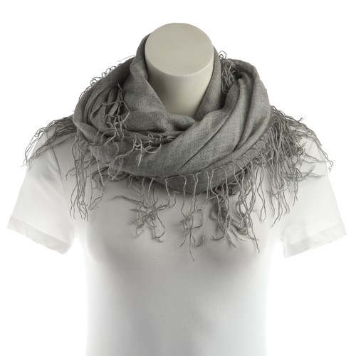Brunello cucinelli schal grau - cucinelli,