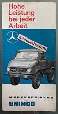 Unimog Prospekt mit Zubehör