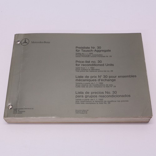Mercedes preisliste für - mercedes,