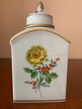 Meissen Porzellan Teedose H 14