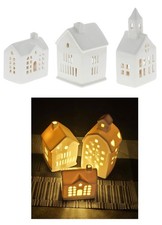 3 Stück Keramik Teelicht