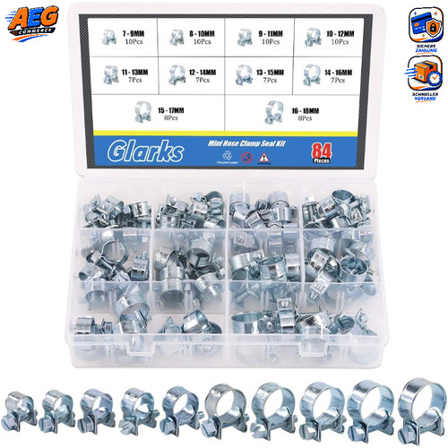 Mini schlauchschellen set - mini-schlauchschellen,
